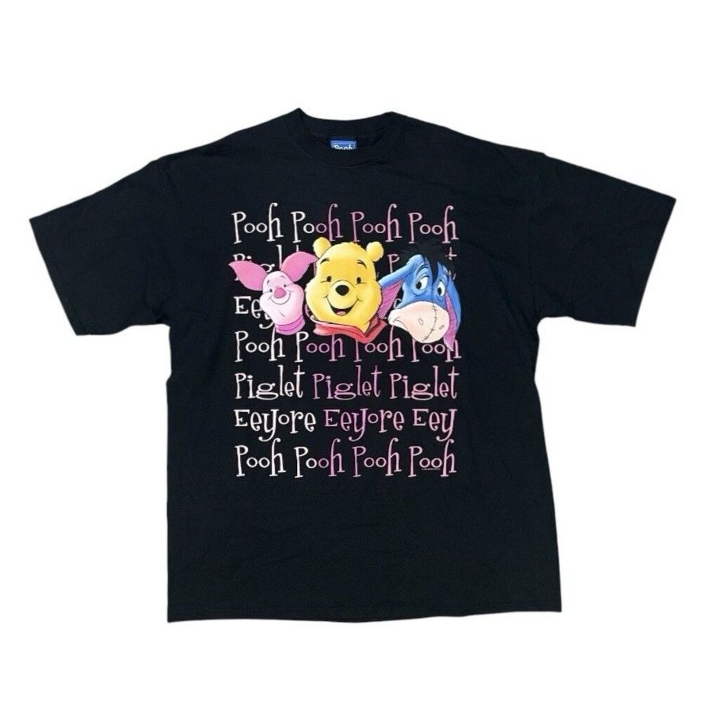 Vintage 90s Winnie the Pooh Piglet Eeyore Graphic T shirt 3XL Jerry Leigh Disney